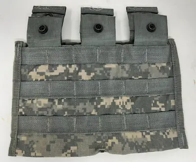 2 Pack USGI Military ACU Triple Mag Pouch Magazine 30 Round ARMY MOLLE II • $9.95