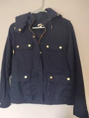 J. Crew Utility Jacket Women's Small Navy Field Jacket  • $19.99