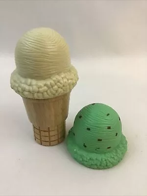 Melissa And Doug Ice Cream Wooden Cone & 2 Scoops Ice Creams Replacement Lot D • $16.68