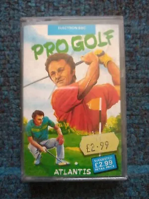 Pro Golf Cassette Tape By Atlantis Software For The BBC Micro / Acorn Electron • £3