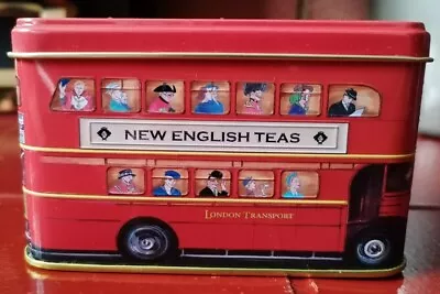 New English Teas Old Style London Bus Mini Tin Empty. • £5.50