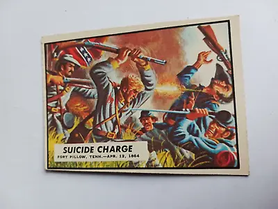 A&BC American Civil War Bubble Gum Trading Cards No 60 1966 • £2