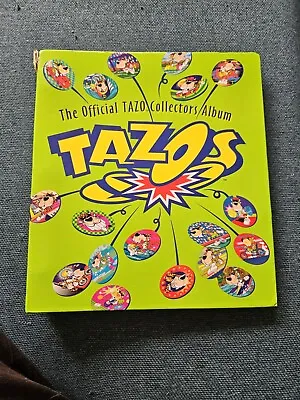 90s Tazo Collectors Album Looney Tunes Chester Cheetah Simpsons With 129 Tazos • $50