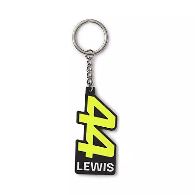 Mercedes AMG Petronas F1 Official Lewis Hamilton Rubber Keyring Keychain Neon • £9.50