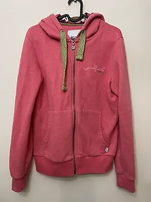 £12 • Buy Weird Fish Womens Hoodie Pink Full Zip Embroidered Size 10