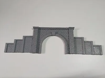 Twin Track Tunnel Portal N Gauge Model Train Entrance Stone Retaining Walls • £7.49