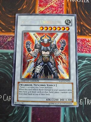 Yu-Gi-Oh! X-Saber Urbellum HA01-EN025 Secret Rare Limited Near Mint • $6