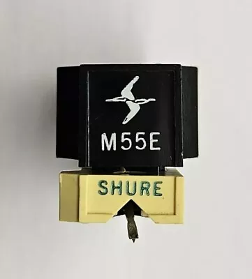 Vintage Shure M55E Turntable Cartridge With Eliptical Diamond Stylus  TESTED • $120