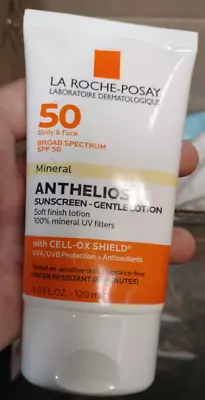 *La Roche-Posay Anthelios 50 Mineral Sunscreen 4oz Gentle Lotion #0875 • $13.49