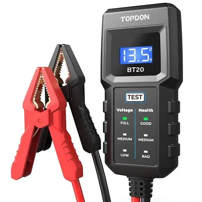 🔥TOPDON BT20 Battery Load Tester Unlock Cranking Test And Charging Test • $18.99