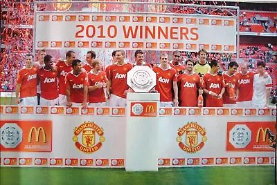 Manchester United 2010 Winners Football Poster - Soccer • $19.32