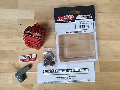 MSD 8207 MSD Ignition Blaster SS Coil High Voltage -40000V E-Core Square Epoxy • $81.99