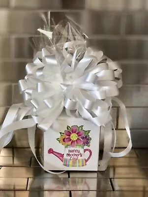 Mother's Day Cookie Gift Basket-Box Wrapped With White Bow Card Included • $8.75