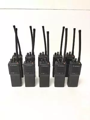 LOT OF 16 - MOTOROLA HT1000 H01KDC9AA3DN HANDIE TALKIE RADIO W/Antenna/WORKING • $249.99