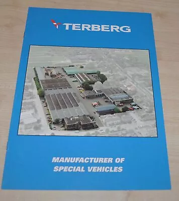 Terberg Special Vehicles Dump Heavy Volvo Truck Brochure Prospekt • $11.99