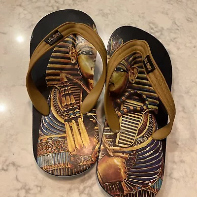 King Tut Flip Flops Thong  Shoes Unisex Sz 42/43 • $9.50