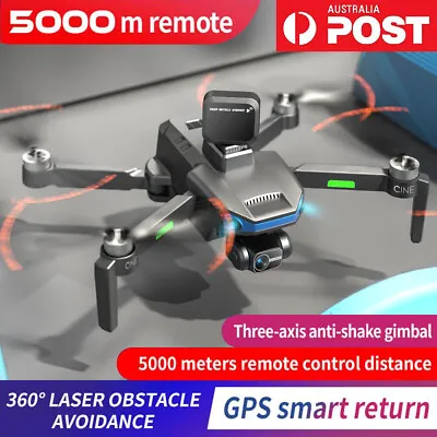 $266 • Buy 8K Drones With HD Camera With GPS Follow Me Brushless RC 5KM Quadcopter Drone