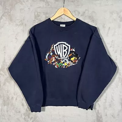 Warner Bros Vintage Sweatshirt Adults Size Small Looney Tunes • $20