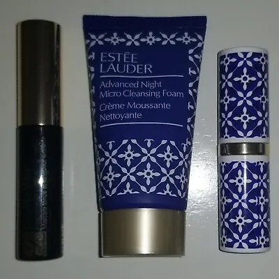 £9.99 • Buy Estee Lauder Gift With Rose Lipstick, Mascara 2.8ml, Micro Cleansing Foam 30ml