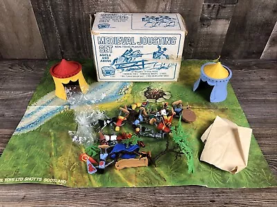 1973 Timpo Sears Big Toy Box Medieval Jousting Set W/ Original Box • $149.99