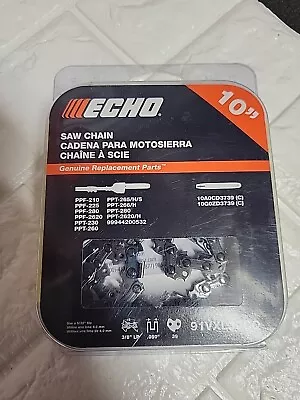 Echo 10  Saw Chain Replacement Genuine 91VXL39CQ 3/8  LP NEW IN PACKAGE • $20