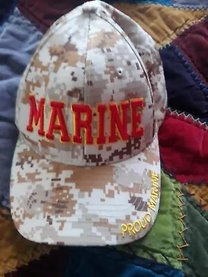 Marine Hat Proud Marine Camouflage • $8