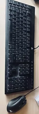 Black Corsair Gaming Keyboard/ Headset/Mouse • £20