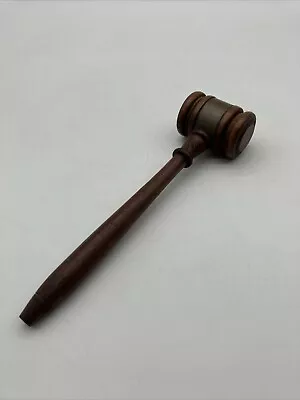 Antique Vintage Wood Gavel - Judges / Auctioneers / Chairman Of The Board 10.5  • $14.95