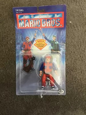 Rare Sealed Super Mario Bros Movie - Mario Figure - ERTL 1993 • $76