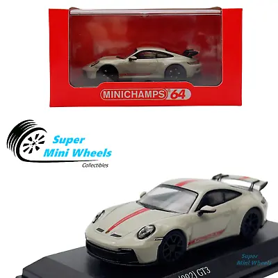 Minichamps X Tarmac Works 1:64 Porsche 911 GT3 Crayon Gray • $24.99