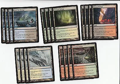 20 Refuge Dual Land - Zendikar  - NM/SP - 4x Of Each - Sets - Magic MTG FTG • $11.99