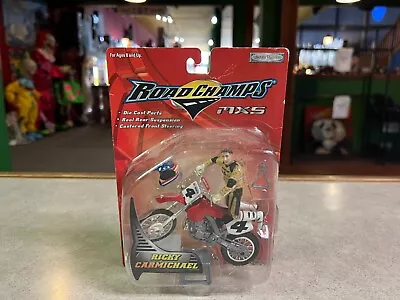 2003 Jakks Pacific Road Champs MXS RICKY CARMICHAEL Moto X Dirt Bike NIB #30 • $14.94