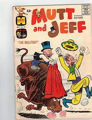 MUTT AND JEFF #141 Harvey Comic 1964 Cartoons Bud Fisher  VG • $7