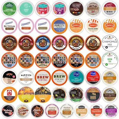 Variety Pack Of Coffee Tea And Hot Chocolate - Great Sampler Of Coffee Tea A • $48.19