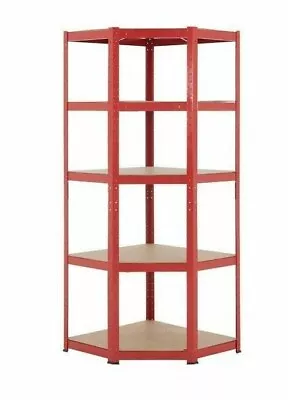 £56.99 • Buy BiGDUG Garage Shelving 5 Tier Metal Corner Storage Unit 178h X 70w X 40d Cm