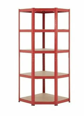 BiGDUG Garage Shelving 5 Tier Metal Corner Storage Unit 178h X 70w X 40d Cm • £56.99