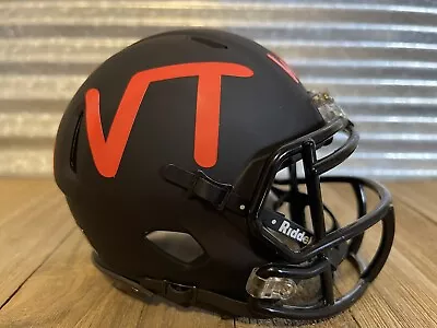 Custom Virginia Tech Hokies (Lunch Pail) Speed Mini Helmet • $70