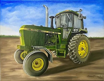 4440 John Deere Oil Painting On 11 X14  Canvas • $300