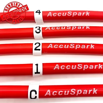 AccuSpark HT Lead Cable Number Set 1 - 4 Including Coil Marker  7 & 8 Mm • £3.95