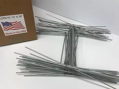 50 Pack Metal Stake 10 X15  X 9 Gauge Galvanized Sign Holder Ship Same Day UPS • $44.99