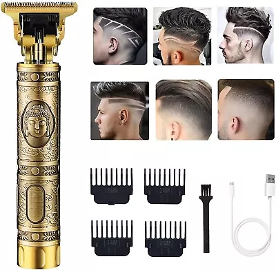 Hair Clippers Beard Mustache Professional Trimmer Barber Shaver T Liner • $21.47