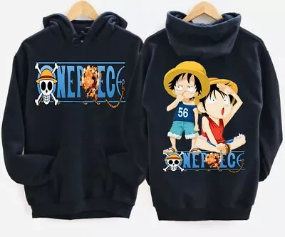 One Piece Hoodie Roronoa Zoro Nami Hoodie Christmas Loose Coat Jacket Unisex • $40.15