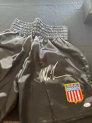 Mike Tyson Signed Boxing Trunks Autograph JSA COA • £193.65