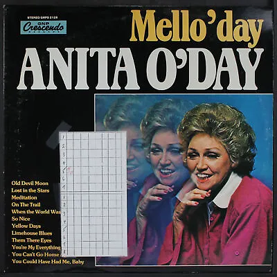 $12 • Buy ANITA O'DAY: Mello'day GNP 12  LP 33 RPM