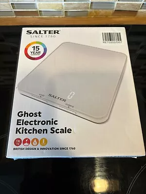 Salter Ghost Electronic Digital Kitchen Scale 5kg • £4.99