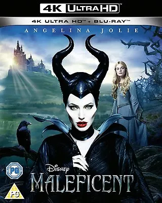 Disney Maleficent 4k Uhd + Blu Ray Brand New And Sealed Blu Ray • £4.95