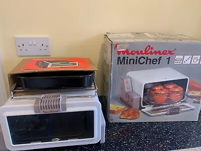 Moulinex Mini Chef 1 Mini Oven Vintage Countertop Oven 650W • £29.99