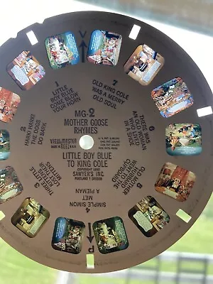 View-Master Reel MG-1 To MG-3 Mother Goose Rhymes 3 Reel Set 1950 • $5.99