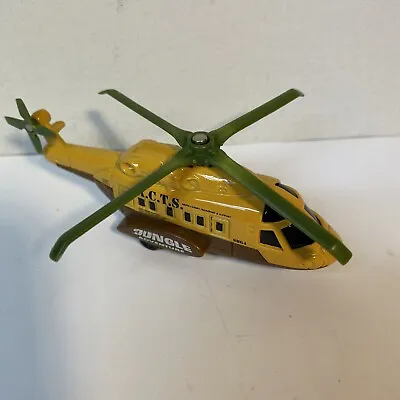 2003 Matchbox Mission Chopper Yellow Jungle Adventure Crew - Helicopter Rescue • $7.99