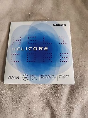 Helicore Violin String Set 4/4 Scale Medium Tension H310 4/4M D'Addario • $49.99